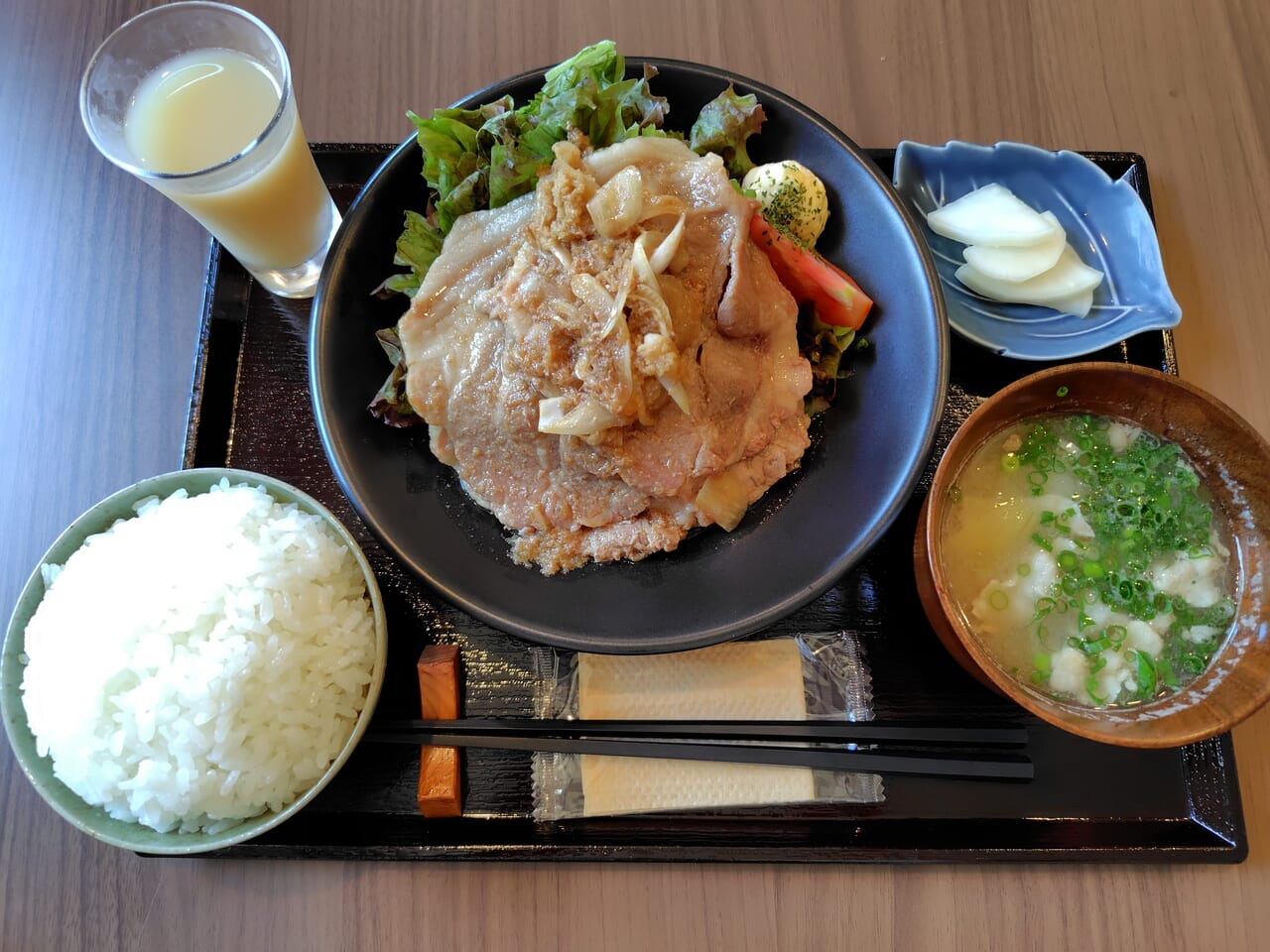 しょうが焼き花緑青