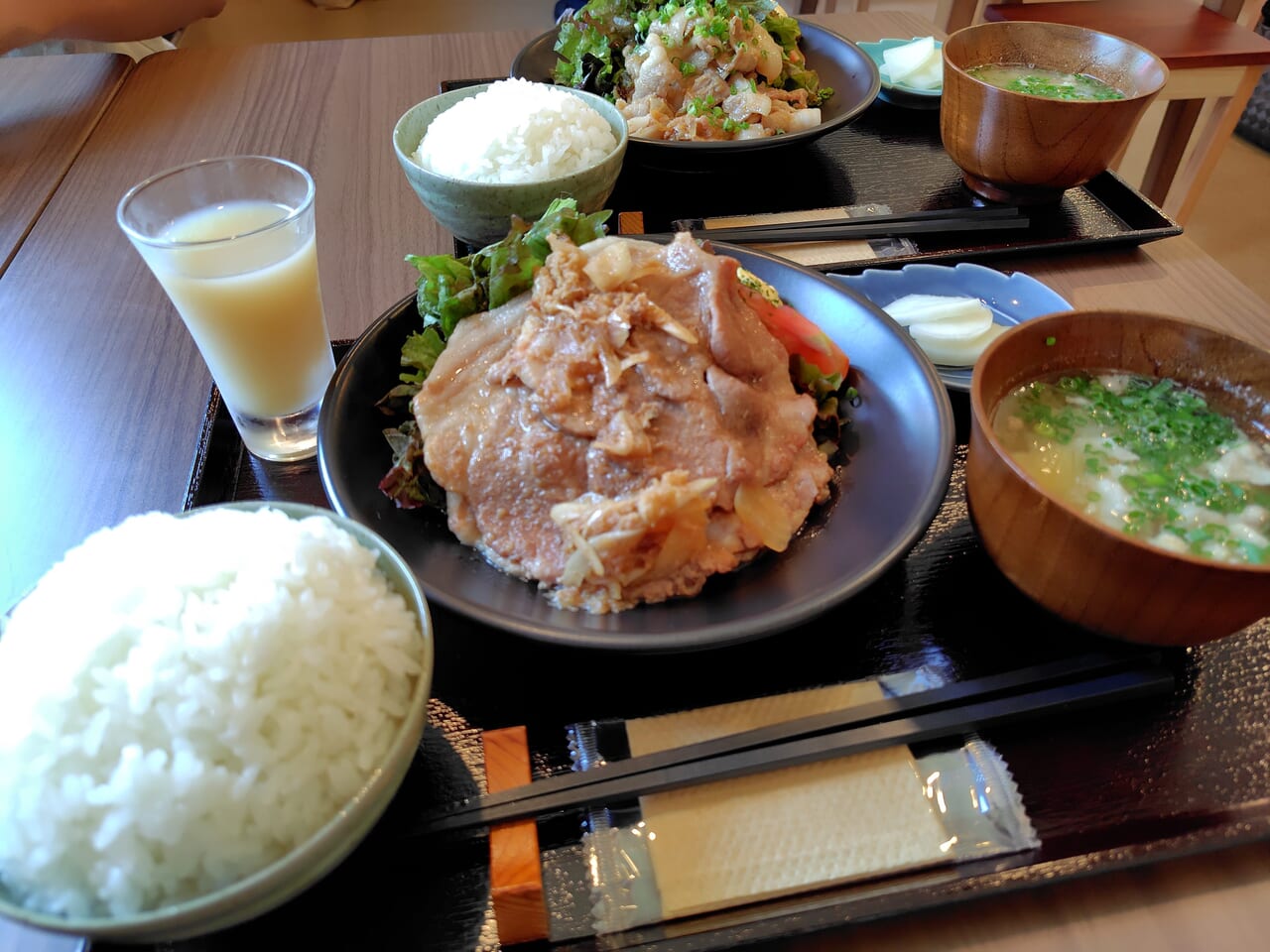 しょうが焼き花緑青