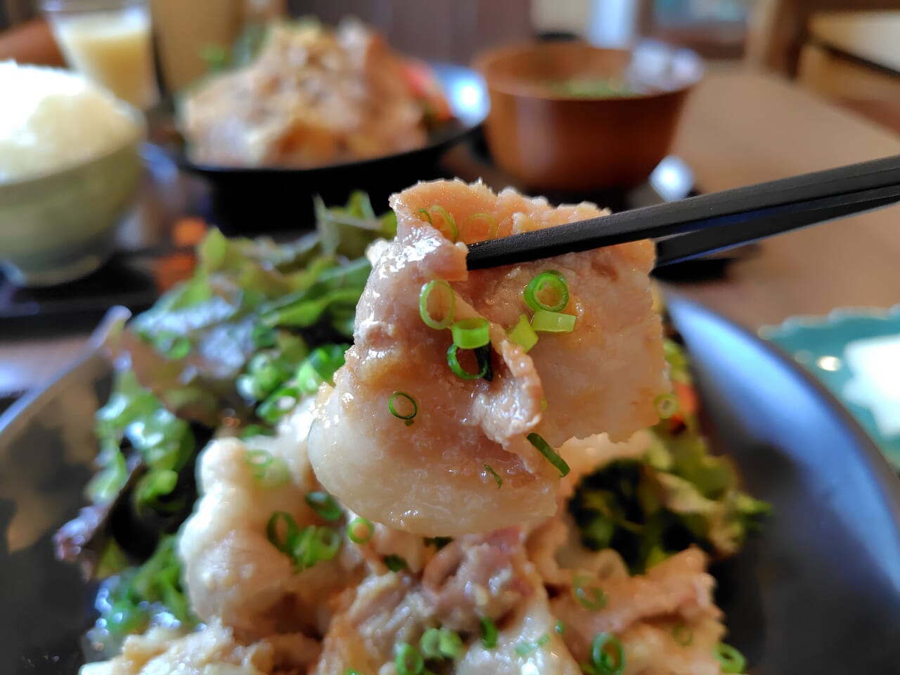 しょうが焼き花緑青