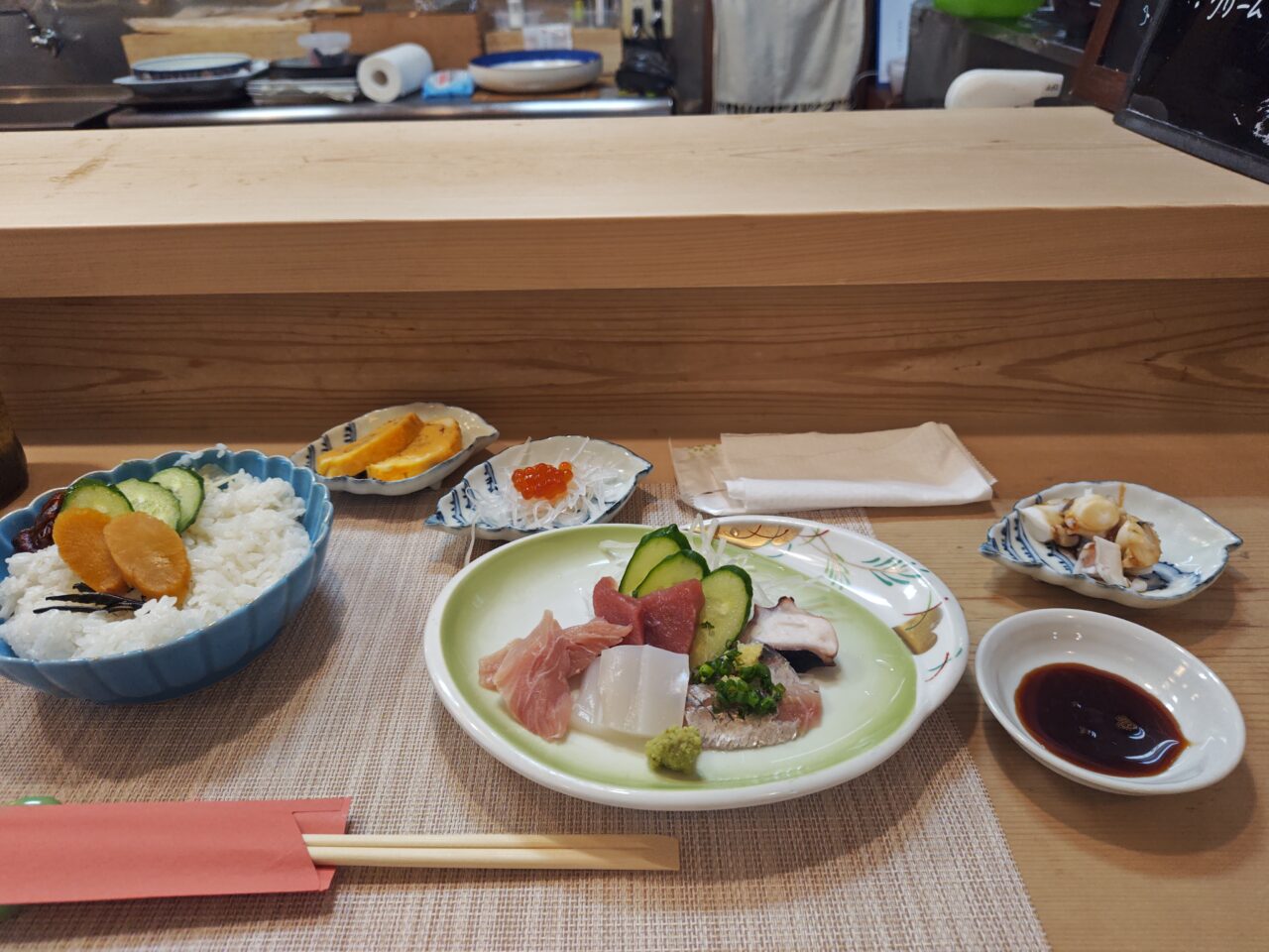 Sashimi set meal