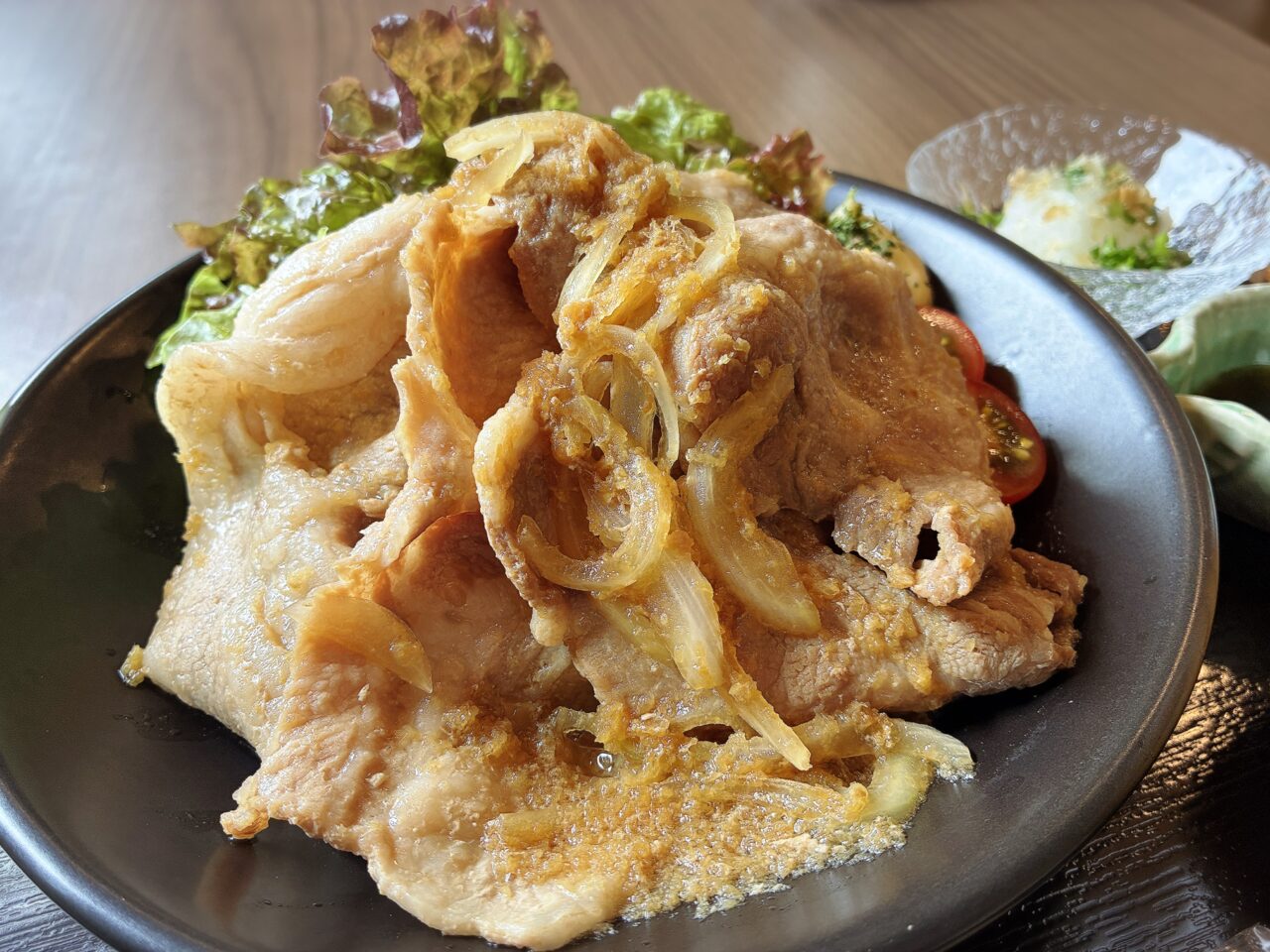しょうが焼き花緑青