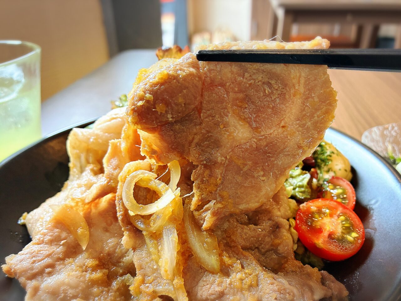 しょうが焼き花緑青